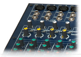 mic input edge of mixer