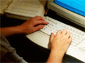 hands on keyboard