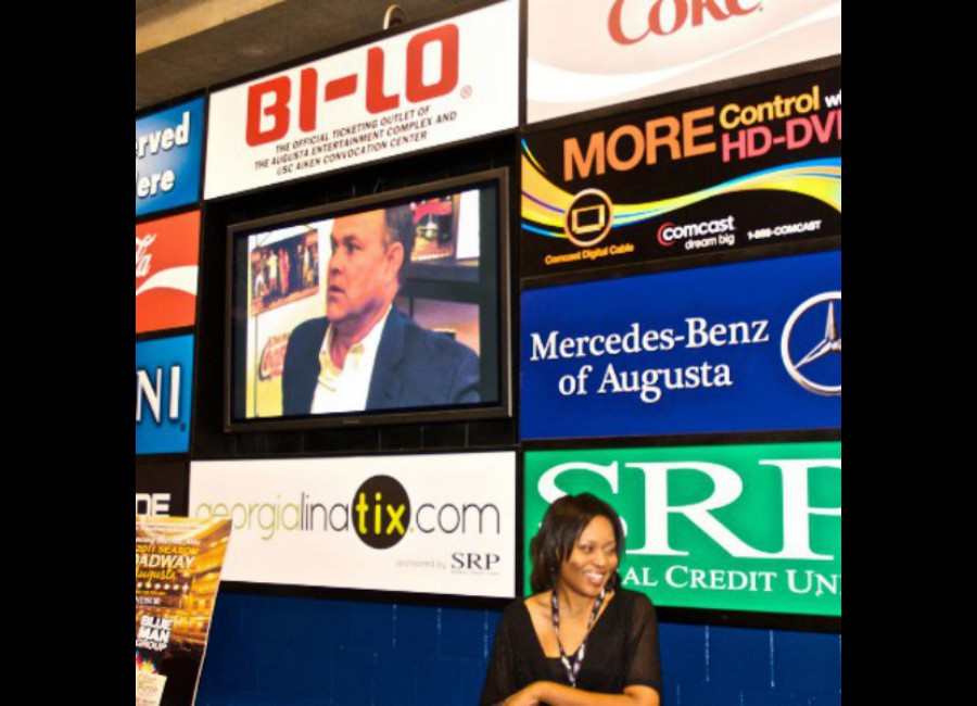 Digital Bulletin Board at James Brown Arena - Augusta, GA